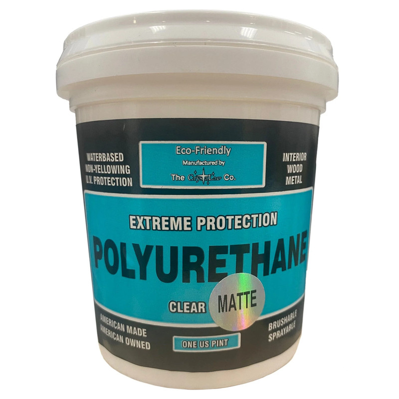 Extreme Protection Polyurethane - Water Based - Clear - Sheen:Matte - Size:1 Pint